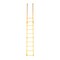 Vestil 161-1/2" Overall H, Dock Ladder, Walk-Through Style, 10 Step, Steel, 10 Steps, 300 lb. Load Capacity DKL-10 - alternate 3
